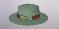 GUCCI CROCODILE HAT PBR Low-poly 3D model