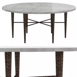 Hammered Coffee Table 3D model