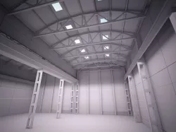 Hangar 3D model