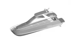  High speed boat 3D model