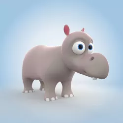Hippo 3D model