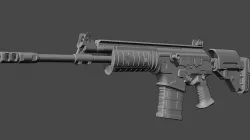 IWI Galil ACE Rifle NATO 3D model