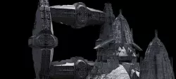 Jupiter Moon Space station division Kit bash 3D model
