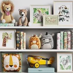 Kids Room Decor 32 3D model
