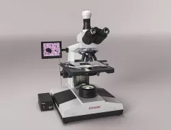 Laboratory Microscope Low Poly PBR Low-poly 3D model