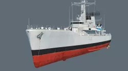 Leander class frigate 3D model