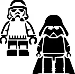 Lego Star Wars stencil