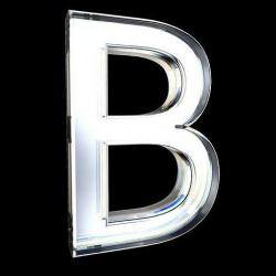 3d B Letter 【 STLFinder