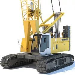 Liebherr Crawler Crane LR 1100 3D model