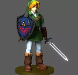 Link Hero of Time Edited Model 3D model