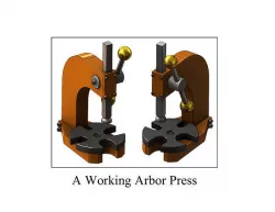 Mechanical press 3D model