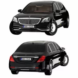 Mercedes Benz Maybach pullman 3D model