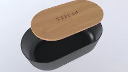 Metal Bread Box Tiffin 3D Model VR  Low-poly 3D model