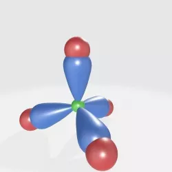 Methane Orbital hybridisation 3D model