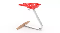 Mezzadro stool Castiglioni 3D model