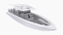 Midnight Express 37ft Open Boat Low-poly 3D model