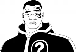Mike Tyson stencil 2