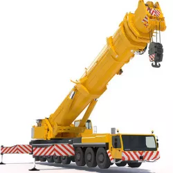 Mobile Crane Liebherr LTM 1500 3D model