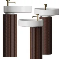 MOMA Design TOWER OYSTER Washbasin 3D model