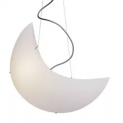 Moon Pendant Light By Mazzega 3D model