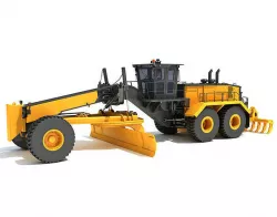 Motor Grader 3D model