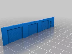 n scale modern building