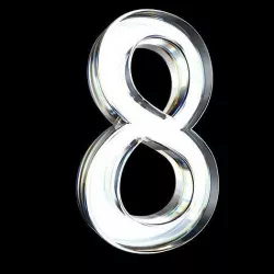 number8 3D model
