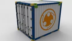 Offshore Refrigerated Container 3D model