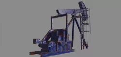 Oil Pump Low-poly 3D model