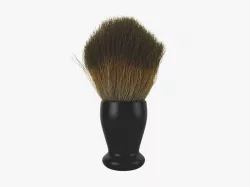 Realistic Shaving Brush Low-poly 3D model