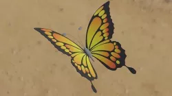 Rigged And Animated Butterfly 3D model