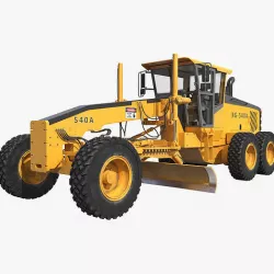 Road Grader 3D model