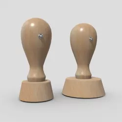 Rubber Stamp 4 Low-poly 3D model
