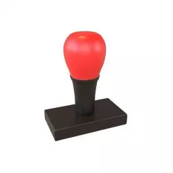 Rubber Stamp v1 002 Low-poly 3D model