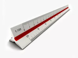 Scale Ruler 3D model