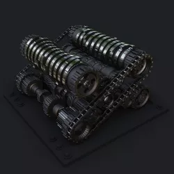 Schrader mechanism 3D model