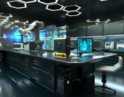 Sci Fi Interior laboratory 3D model