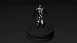 Shadow Demon Low-poly 3D model
