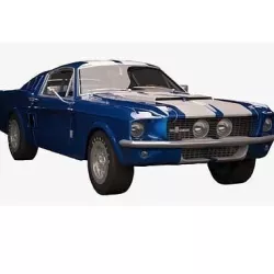 SHELBY-GT500 1967 Low-poly 3D model