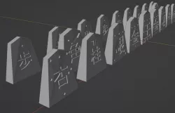 Shogi Set Kanji with English names (reworked version coming soon)