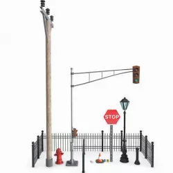Street Elements 3D model