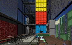 TAK Architects - Ccasa hostel 3D model
