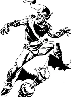 The Green Goblin stencil 2
