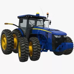 Tractor Generic 4 Rigged 3D model