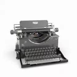 Typewriter 3D model