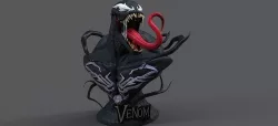 Venom Bust 3D model