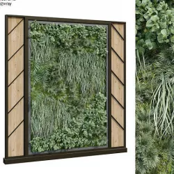 vertical plant set 237 3D model