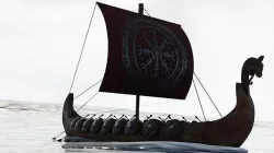 Viking Longboat Low-poly 3D model