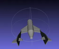 Virgin Galactic Space ship two 3D model
