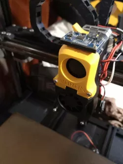 Voron Afterburner Triangelab Input Shaper Mount